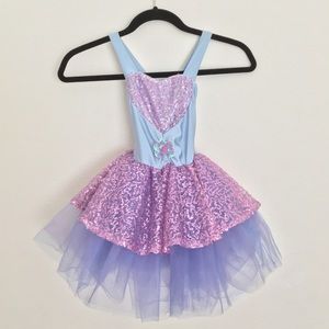 Revolution Dancewear Blue Dress Style 525 Size MC